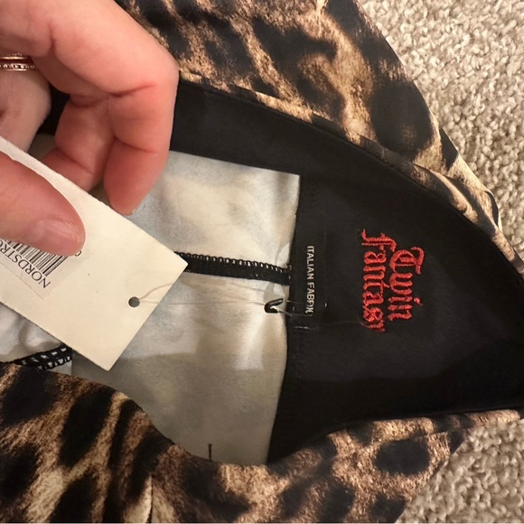 R13 Twin Fantasy Leopard Cheetah Legging - Size M  BNWT - Picture 4 of 6